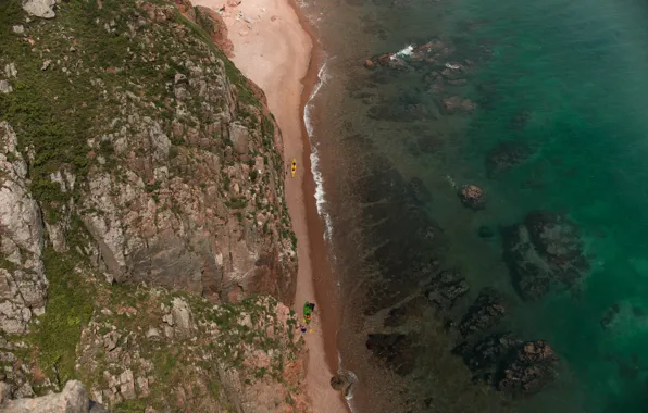 Море, пляж, остров, beach, sea, ocean, каяк, байдарка