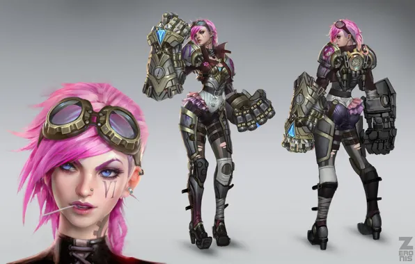 Картинка девушка, игра, персонажи, League of Legends, Лига Легенд