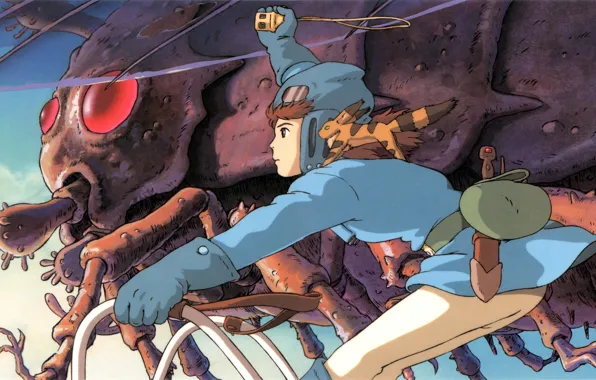 Nausicca, Nausicaa of the Valley of the Wind, Навсикая из долины ветров, Miyazaki, Studio Ghibli