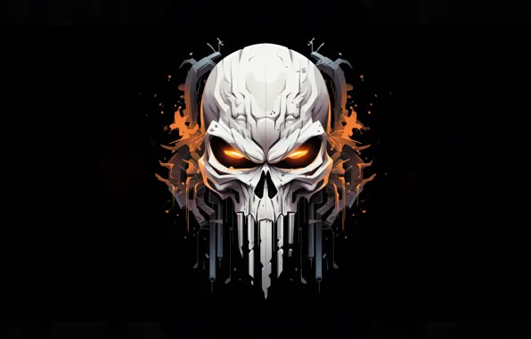 Картинка skull, logo, punisher