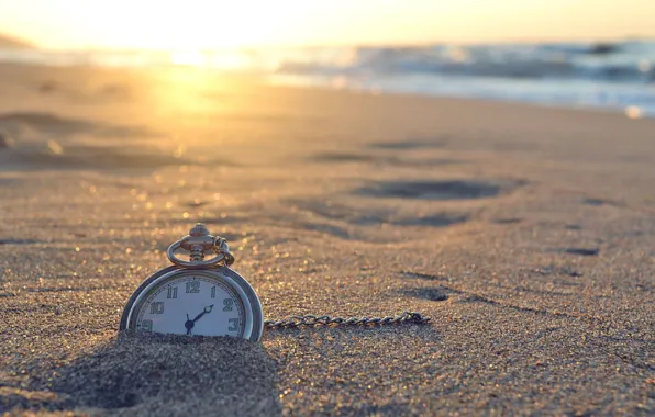 Картинка песок, море, пляж, солнце, природа, время, река, фон