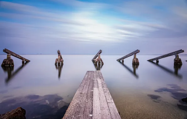 Картинка Long Exposure, Marken, Landschap