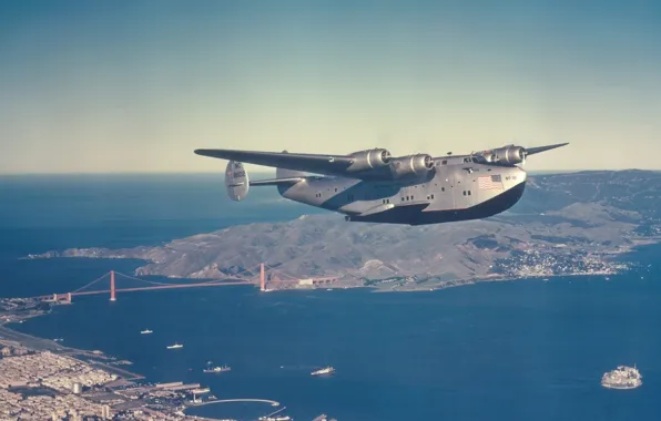 Пассажирский, Американский, Гидросамолёт, Clipper, Дальний, Boeing 314