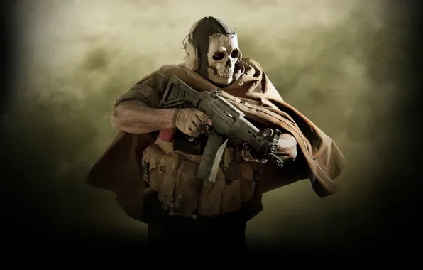 Оружие, маска, солдат, Call of Duty, Call of Duty: Modern Warfare