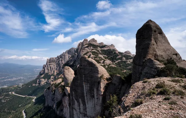 Картинка небо, горы, скалы