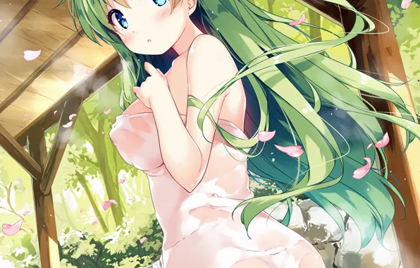 Girl, sexy, ass, long hair, boobs, anime, beautiful, pretty