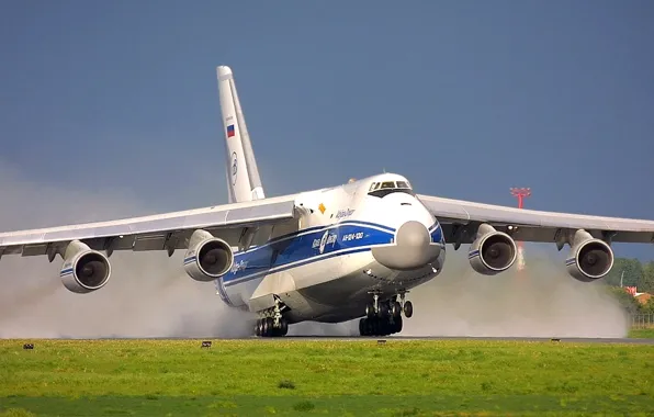 Картинка самолёт, Ан-124, Руслан, грузовой, Антонов