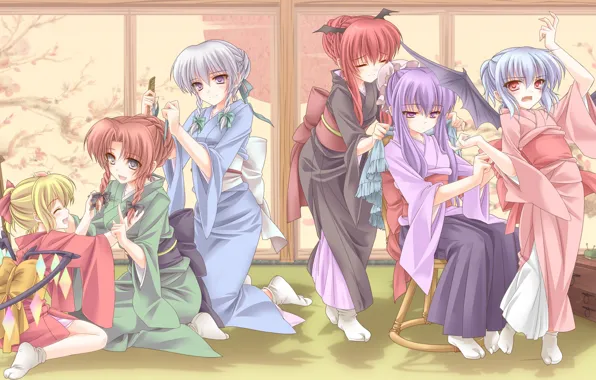 Kawaii, girl, anime, wings, pretty, vampire, asian, cute
