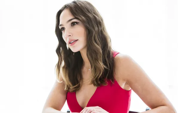 Взгляд, поза, модель, макияж, актриса, hair, Галь Гадот, Gal Gadot