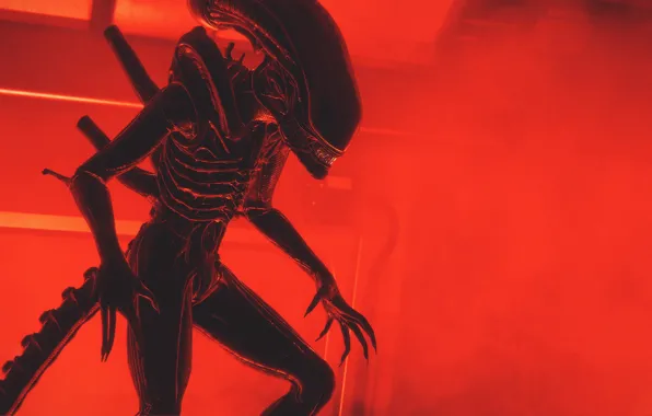 Картинка Станция, Чужой, Alien, Космический корабль, Севастополь, Alien Isolation, Sevastopol Station, Ксеноморф XX121