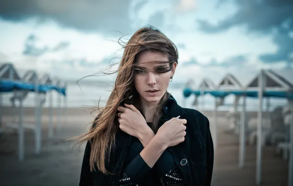 Взгляд, девушка, портрет