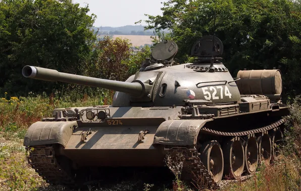 Картинка оружие, танк, T54