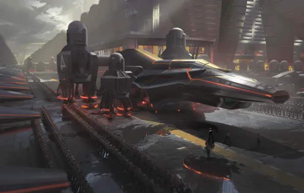 Сооружение, летательный аппарат, Force, key frame a final high