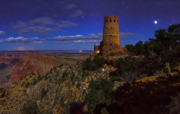 Аризона, США, Grand Canyon National Park, сторожевая башня