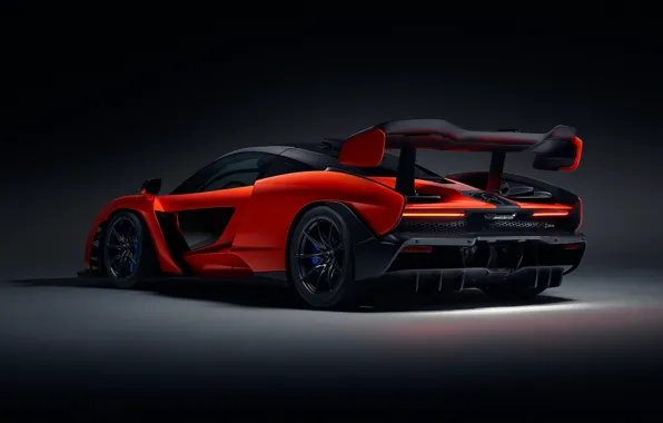 McLaren, вид сзади, 2018, Senna