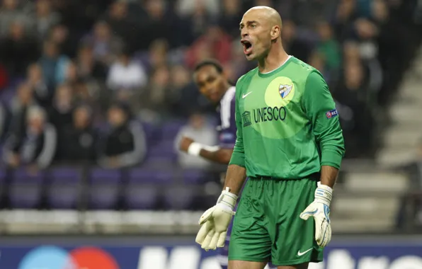 Спорт, Футбол, Football, Sport, Малага, Willy, Wilfredo Caballero, Вилли