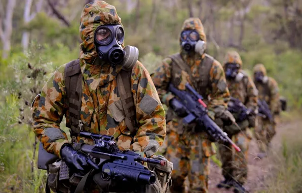 Biohazard, warfare, chemical, Australian troops