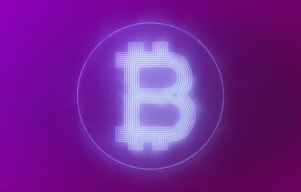 Картинка фон, сиреневый, лого, logo, fon, bitcoin, биткоин, btc