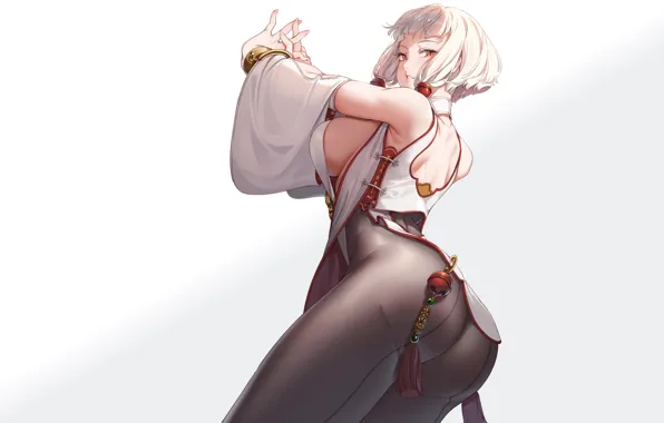 Kawaii, girl, sexy, ass, anime, short hair, pretty, babe