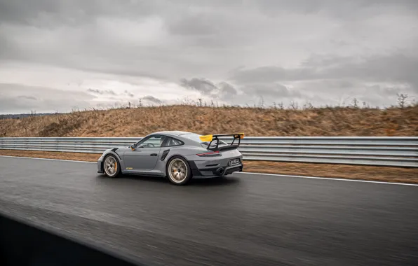 Пасмурно, скорость, 911, Porsche, гоночный трек, GT2 RS, 991, Edo Competition