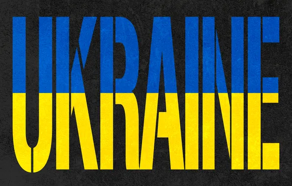 Flag, Ukraine, letters
