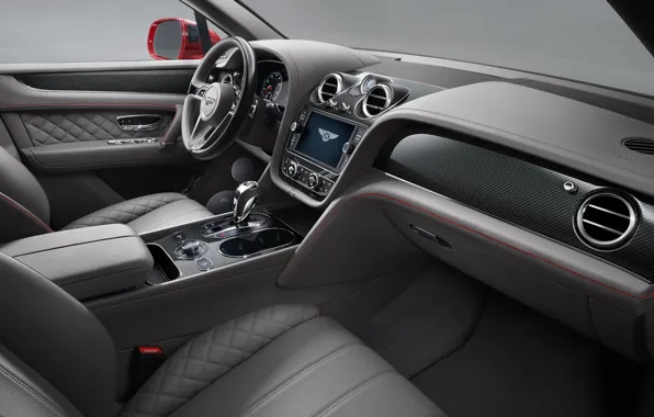 Bentley, салон, 2018, Bentayga