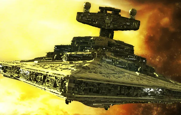 Картинка yellow, Star Destroyer, Star wars