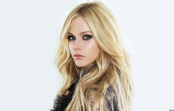 Картинка взгляд, певица, Avril Lavigne