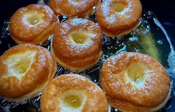 Doughnut, dough, fett