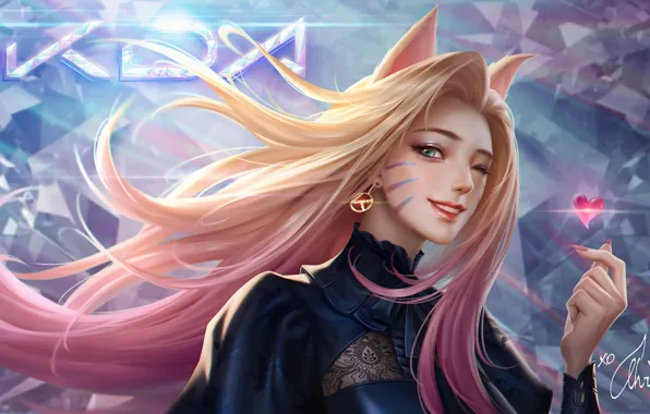 Картинка games, league of legends, artwork, ahri