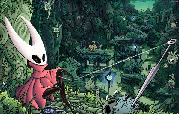 Игра, Игровой арт, Hollow Knight