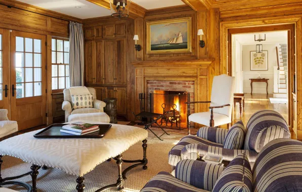 Интерьер, камин, английский стиль, hearth home, дизайн гостиная