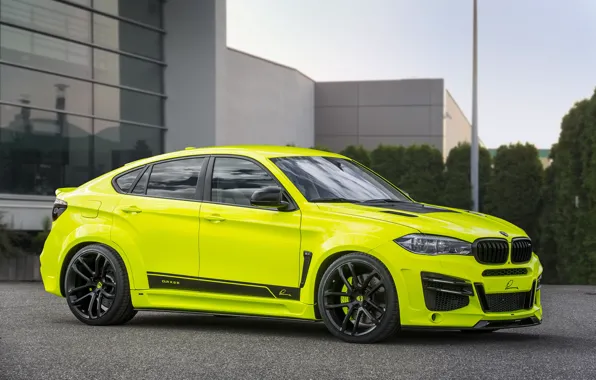 Желтый, BMW, БМВ, Front, Coupe, Yellow, BMW X6, Кроссовер