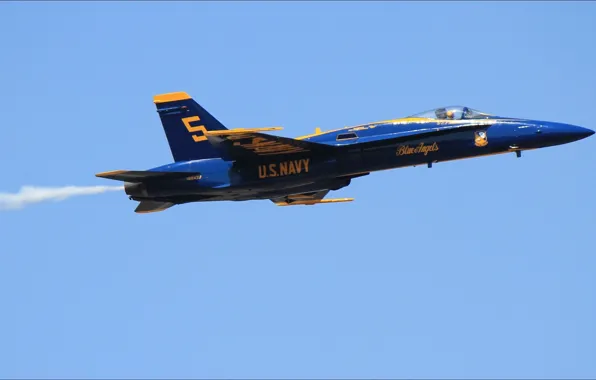 USA, sky, wallpapers, air, five, Blue Angels