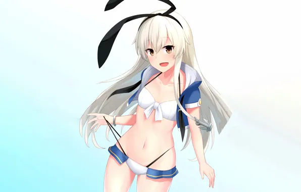 Girl, sexy, cleavage, long hair, boobs, anime, beautiful, pretty