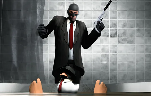 Шпион, Team Fortress 2, spy, Hitman: Blood Money