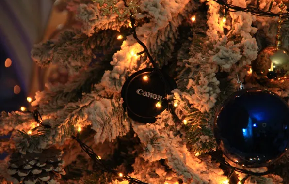 Картинка Canon, happy new праздник, kamera