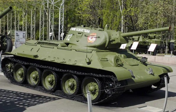 Войны, танк, средний, 1942, Т-34-76, периода, Отечественной, Великой
