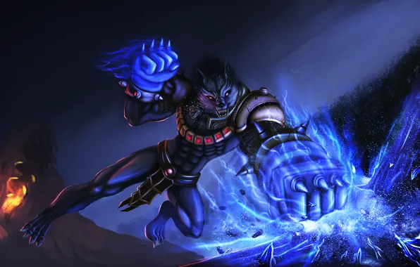Волк, League of Legends, Blood Hunter, Warwick