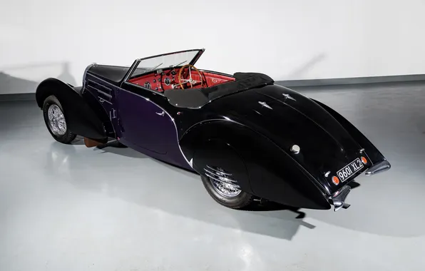 Bugatti, ретро автомобили, Cabriolet, 1939, Type 57C, Bugatti Type 57C, Aravis, by Gangloff