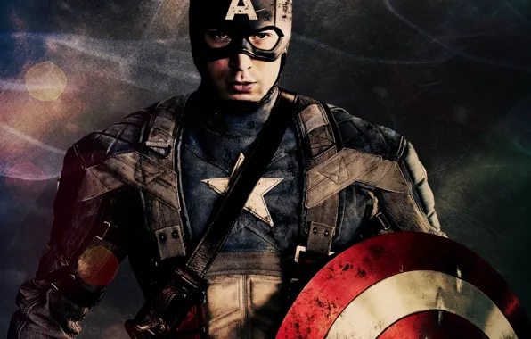 Обои щит, captain america, капитан америка, first avenger, первый мститель,  Крис Эванс на телефон и рабочий стол, раздел фильмы, разрешение 1920x1080 -  скачать