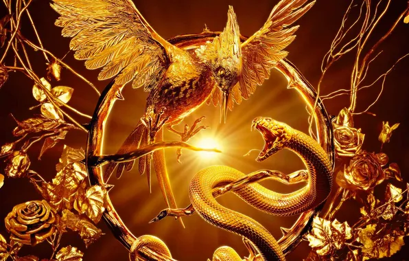 Фантастика, постер, Голодные игры: Баллада о змеях и певчих птицах, The Hunger Games: The Ballad …