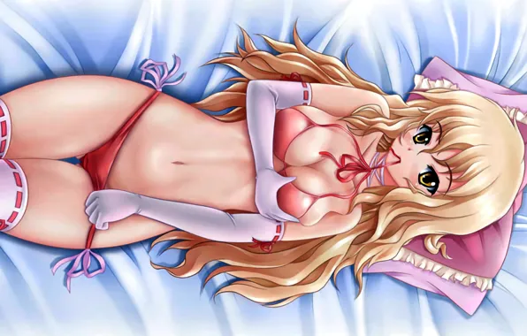 Girl, sexy, lingerie, pantsu, bra, cleavage, panties, thighhighs