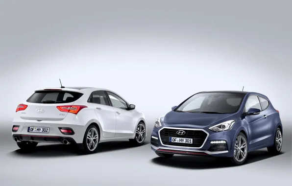 Картинка фото, Hyundai, Автомобили, Два, 2015, i30 Turbo