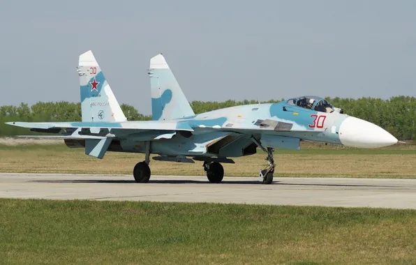 Картинка полоса, истребитель, аэродром, многоцелевой, Су-27