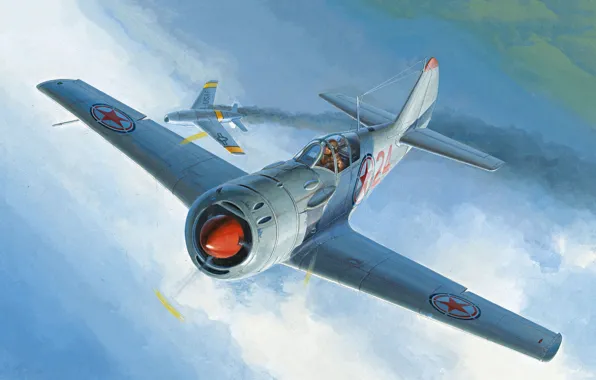 Ла-11, ВВС КНДР, Поршневой самолёт