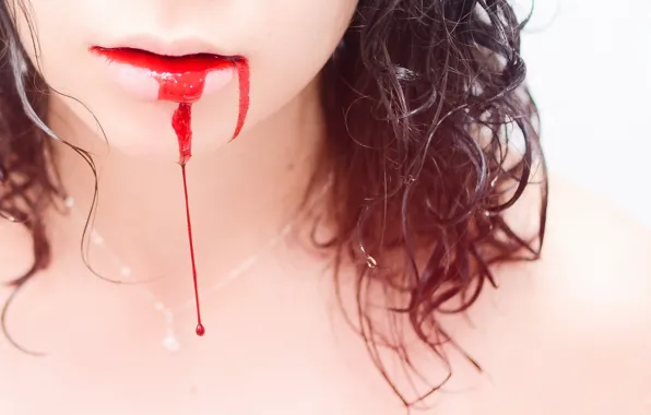 Картинка девушка, кровь, ситуация