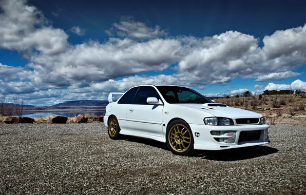 Картинка Subaru, Impreza, WRX, white, STI, '1992