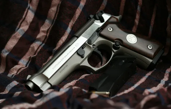 Картинка пистолет, самозарядный, Beretta 92FS
