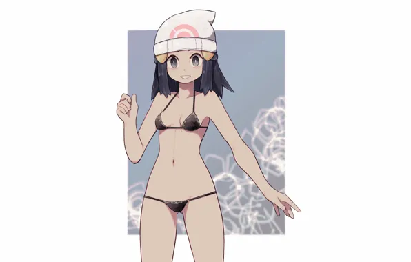 Girl, sexy, lingerie, bra, cleavage, panties, boobs, anime